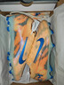 耐克刺客系列姆巴佩男女FG足球鞋春季NIKE VAPOR 16 ELITE FQ8683 801淺甜瓜橙/孔雀藍/伊格魯藍 43 曬單實(shí)拍圖