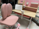 讀書(shū)郎兒童學(xué)習桌椅套裝可升降小戶(hù)型中小學(xué)生作業(yè)小孩寫(xiě)字書(shū)電腦課桌椅 手搖升降桌+三層書(shū)架+升降腳踏手搖椅粉 曬單實(shí)拍圖
