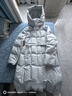 波司登（BOSIDENG）鵝絨羽絨服商場(chǎng)熱賣(mài)同款女中厚過(guò)膝長(cháng)款修身連帽外套 月光石藍5A43 XL 175/96A 體重約130-140斤 曬單實(shí)拍圖