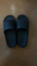 比格加特大碼拖鞋男防滑eva家居5051加大加肥厚底涼拖外穿夏 黑色46-47 曬單實(shí)拍圖