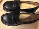 大東樂(lè )福鞋女鞋春秋方跟低跟套腳圓頭結構變化0800 黑色 39 曬單實(shí)拍圖