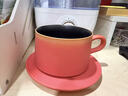 象上砂紅咖啡杯輕奢高級咖啡杯高顏值生日禮物杯子喬遷禮物 砂紅咖啡杯 1個(gè) 220ml 曬單實(shí)拍圖