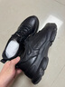 百麗厚底增高健步鞋男2026新款春季商場(chǎng)款時(shí)尚休閑運動(dòng)鞋9AE01AM6 黑色 40 (250mm) 曬單實(shí)拍圖