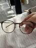蔡司鏡片可選防藍光眼鏡近視女輕鈦冷茶大框防輻射高級感素顏可配度數 曬單實(shí)拍圖