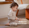 babylove【清倉】嬰幼兒內衣套裝春秋家居服竹麗爾睡衣新生兒寶寶春季保暖 淺麻灰 110 cm 曬單實(shí)拍圖