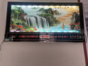 康巴絲（Compas） LED數碼萬(wàn)年歷電子鐘表掛墻壁畫(huà)鐘表客廳掛鐘夜光日歷表石英鐘 財源似水來(lái)79*42cm 曬單實(shí)拍圖