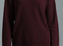 京東京造羊絨衫女100山羊絨秋冬新厚款針織毛衣 高領(lǐng)復古紅 L 曬單實(shí)拍圖
