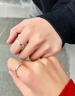 戚小米冰川999純銀戒指男士開(kāi)口戒可調節食指環(huán)2026新款高級感男士尾戒 冰川戒指【999足銀】男款 曬單實(shí)拍圖