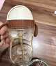 世喜兒童吸管杯直飲杯直飲奶瓶PPSU牛奶杯喝奶喝水1-3-6歲大寶寶水杯 曬單實(shí)拍圖