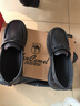 西域駱駝廚房防滑鞋女防水防油輕便軟底黑色皮鞋久站不累腳舒適上班工作鞋 黑色綁帶（標準碼 跟高3CM） 38 曬單實(shí)拍圖