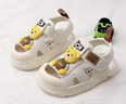 G.duck小黃鴨寶寶鞋子1-3歲男童包頭涼鞋學(xué)步鞋軟底嬰兒涼鞋幼兒園2332 米色 23碼 內長(cháng)15cm 曬單實(shí)拍圖