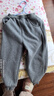 拉比不倒絨束口長(cháng)褲兒童褲子春秋休閑褲冬款加絨保暖運動(dòng)防風(fēng)新款 深灰 90 曬單實(shí)拍圖