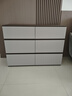 林氏家居客廳六斗柜收納靠墻邊置物儲物餐邊柜子OV1E【灰色】1.0米六斗柜 曬單實(shí)拍圖