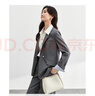 尚都比拉新款氣質(zhì)西裝套裝女春秋女裝西服外套顯瘦直筒褲商務(wù)職業(yè)裝兩件套 曬單實(shí)拍圖