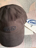 EMIS帽子潮流新款 磨毛鏤空標棒球帽（煥新版）-炭黑色男女大頭圍 曬單實(shí)拍圖
