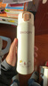 史努比（SNOOPY）保溫杯彈跳蓋杯子316不銹鋼大容量便攜學(xué)生水杯茶杯車(chē)載杯男女 白 曬單實(shí)拍圖