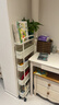 廚事優(yōu)（CHUSHIYOU）廚房夾縫置物架落地貨架冰箱衛生間浴室多層小推車(chē)抽拉收納儲物柜 曬單實(shí)拍圖