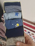 浪莎（LangSha）兒童襪子男童四季中筒棉襪高彈舒適透氣太空主題學(xué)生襪中大童襪子 曬單實(shí)拍圖