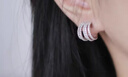 APM Monaco多圈耳環(huán)女生時(shí)尚氣質(zhì)耳飾首飾送女友 五圈耳環(huán) 曬單實(shí)拍圖