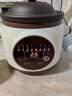 ioannes紫砂白瓷電燉鍋煲湯鍋砂鍋燉湯鍋家用燉盅燉鍋全自動(dòng)煮粥神器 【3-5人適用】智能預約快燉款-紫砂 3.8L 曬單實(shí)拍圖