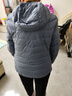 鴨鴨（YAYA）輕薄款羽絨服女保暖時(shí)尚短款秋冬季連帽輕便外套 曬單實(shí)拍圖
