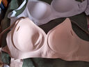 莫代爾2件裝無(wú)痕內衣女10A抗菌文胸聚攏防下垂收副乳隱形粉底液文胸罩 曬單實(shí)拍圖