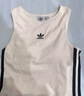 阿迪達斯（adidas）三葉草系列 女 3S PAD TANK 常規版背心 KB6418 乳白色 S 曬單實(shí)拍圖