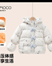 瑪米瑪卡（MOMOCO）童裝女童棉服2025冬款中大童韓系甜美加厚棉服外套 藍色 120 曬單實(shí)拍圖