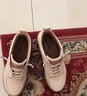 天美意馬丁靴加絨商場(chǎng)同款厚底短靴系帶戶(hù)外百搭女靴新款 米色（絨里） 37 曬單實(shí)拍圖