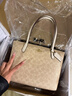 蔻馳（COACH）【品牌直供】女士FIONA24手提單肩托特包CBT18女神節禮物 曬單實(shí)拍圖