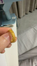 老鋪黃金古法手工足金指環(huán) · 寶錢(qián)紋（3號）鉆戒  16號金重約5.8g 曬單實(shí)拍圖