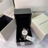 阿瑪尼（ARMANI）手表女士滿(mǎn)天星鑲鉆淡粉色貝母防水簡(jiǎn)約超薄時(shí)尚女款情人節禮物 AR11244玫瑰金白盤(pán) 曬單實(shí)拍圖