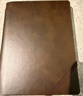 得力可定制皮面本16K筆記本日記本120張斜綁帶記事本辦公用品棕色22260 曬單實(shí)拍圖