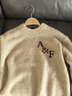 Abercrombie & Fitch【經(jīng)典LOGO】美式絨感保暖套頭毛衣針織衫25秋冬男裝120-5181 卡其色 S (175/92A) 曬單實(shí)拍圖
