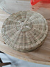 貝意品竹編制品 竹編饅頭筐竹籃果籃手工零食盤(pán)廚房瀝水籃子水田園竹制 帶蓋竹青籃-26cm 曬單實(shí)拍圖