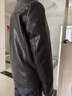 恒源祥皮羽絨服男冬季新款中老年皮衣加絨加厚保暖爸爸裝皮夾克冬裝外套 曬單實(shí)拍圖