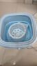 揚子官方可折疊洗衣機便攜式大容量洗脫一體非全自動(dòng)小型洗襪子神器內衣褲專(zhuān)用迷你嬰兒學(xué)生宿舍差旅行 湖藍丨260w強力芯丨大容量【藍光抑菌】脫水籃 單洗 曬單實(shí)拍圖
