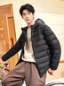 361°羽絨服男秋冬季新款輕薄款外套短款保暖連帽運動(dòng)內膽652544302D-4 曬單實(shí)拍圖