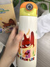 迪士尼（Disney）指紋解鎖兒童智能保溫杯500ml大容量316不銹鋼吸管水杯子學(xué)生男孩 曬單實(shí)拍圖