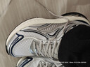 安踏AT2005丨千禧復古跑鞋男春季新款運動(dòng)鞋春季耐磨透氣情侶跑步鞋 純凈白/銀/深航海藍-3 40.5 （男7.5） 曬單實(shí)拍圖