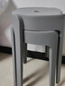 九千谷椅子出租房不占空間輕奢高級塑料凳子簡(jiǎn)易客廳家用小型餐桌凳4215 曬單實(shí)拍圖