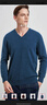 優(yōu)衣庫男裝女裝羊絨圓領(lǐng)針織衫/長(cháng)袖毛衣毛衫478543 69 藏青色 XL 曬單實(shí)拍圖