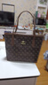 高級感大容量包2026新款女包女士單肩手提包小眾百搭托特包媽媽包 棕色 曬單實(shí)拍圖