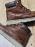 卡特（CAT）馬丁靴工裝靴男鞋舒適牛皮革鞋面戶(hù)外復古高幫短筒鞋子男P725658 棕色 42 曬單實(shí)拍圖