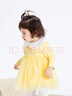 巴拉巴拉寶寶連衣裙蓬蓬網(wǎng)紗裙A字裙女童裝秋季新款裙子兒童 奶黃30183 100 曬單實(shí)拍圖