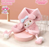 三麗鷗（SANRIO）兒童圍巾男童女孩美樂(lè )蒂庫洛米玉桂狗可愛(ài)卡通冬季圍脖保暖 立體美樂(lè )蒂 圍巾-大小童都能用 曬單實(shí)拍圖