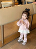 FADOBABY嬰幼兒春季套裝女寶寶韓版洋氣花邊衛衣喇叭褲洋氣兩件套外出服 粉色花邊長(cháng)袖衛衣+微喇叭褲 100 cm 曬單實(shí)拍圖
