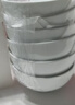 景德鎮陶瓷家用中式高溫白瓷吃飯碗湯碗泡面碗純白簡(jiǎn)約餐具喬遷之喜禮物 月白-6英寸面碗*4（簡(jiǎn)易包裝） 曬單實(shí)拍圖