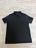 安踏（ANTA）速干T恤丨短袖POLO衫男春夏季冰絲涼感透氣翻領(lǐng)商務(wù)休閑短T上衣 【速干+型動(dòng)科技】基礎黑7114-5 XL (180) 曬單實(shí)拍圖