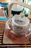 茶沿煮茶壺單壺玻璃燒水壺耐高溫提梁壺明火泡茶水分離圍爐養生花茶具 曬單實(shí)拍圖